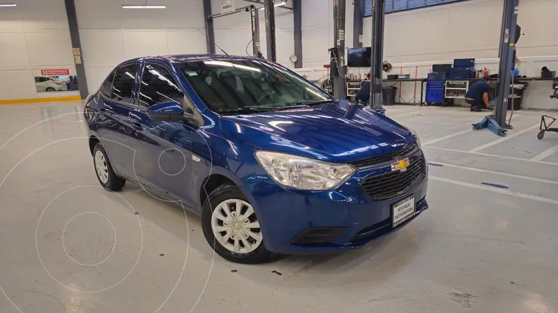 Foto Chevrolet Aveo LS Aut usado (2021) color Azul precio $190,000