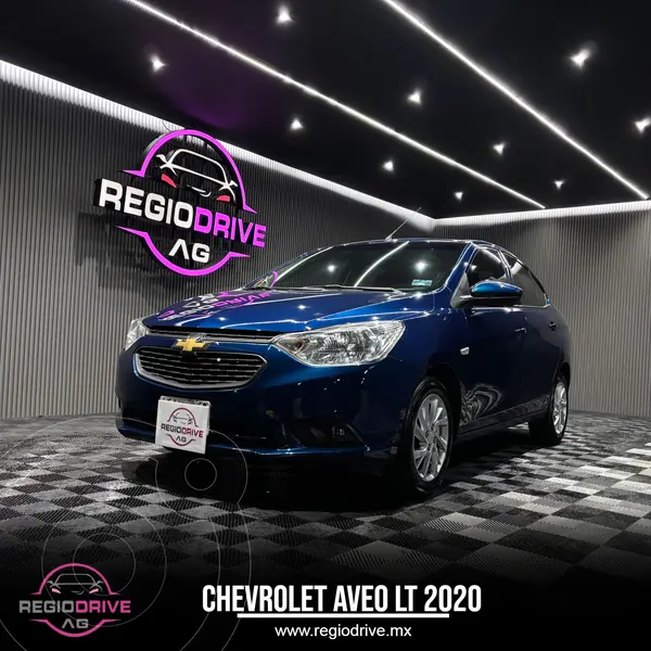 Foto Chevrolet Aveo LT usado (2020) color Azul Acero financiado en mensualidades(enganche $50,801 mensualidades desde $6,351)