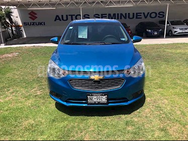 Chevrolet Aveo 4p LT L4/1.6 Man usado (2018) color Azul precio $180,010