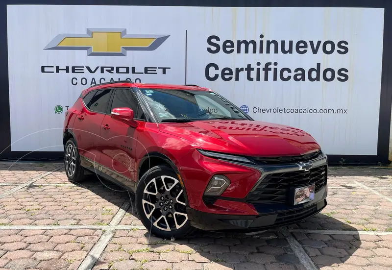 Foto Chevrolet Blazer RS usado (2023) color Rojo financiado en mensualidades(enganche $223,416 mensualidades desde $14,885)