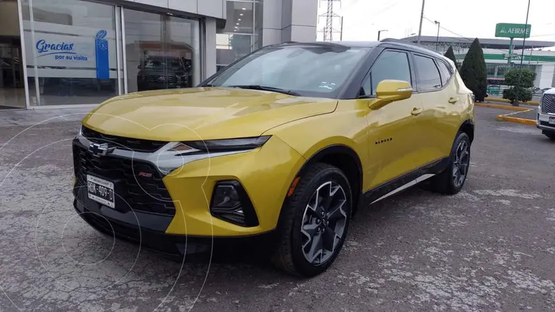 Foto Chevrolet Blazer RS Bitono usado (2022) color Amarillo financiado en mensualidades(enganche $101,920 mensualidades desde $11,119)