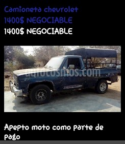 Chevrolet C 10 Big 10 Pick-Up L6 4.9 12V usado (1983) color Azul precio u$s1.400