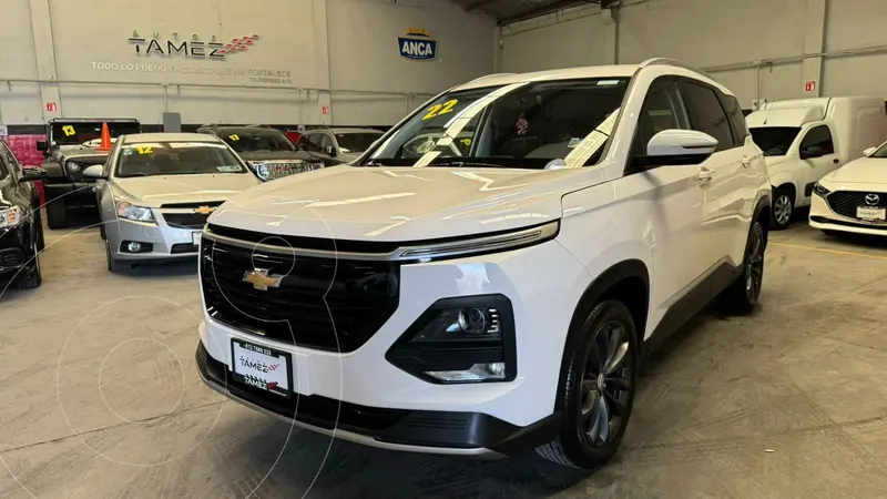 Foto Chevrolet Captiva LT 7 pas usado (2022) color Blanco financiado en mensualidades(enganche $78,980 mensualidades desde $8,459)