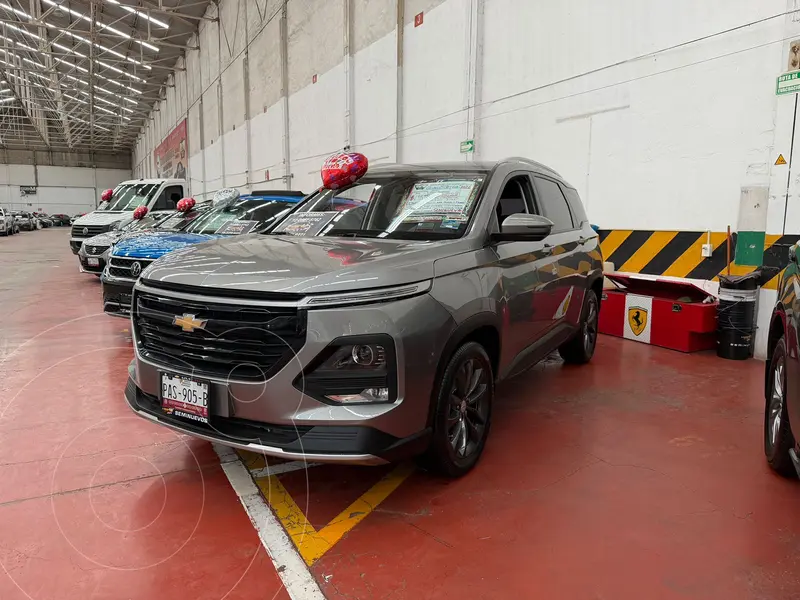 Foto Chevrolet Captiva Premier usado (2022) color Plata financiado en mensualidades(enganche $74,600 mensualidades desde $6,700)