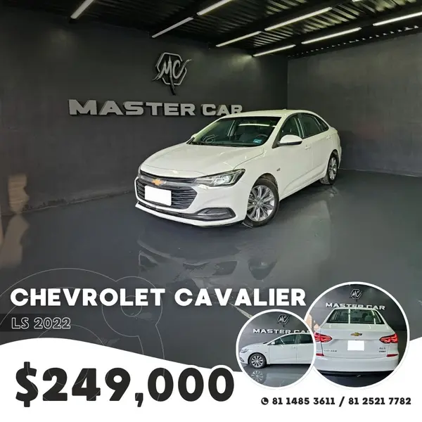 Foto Chevrolet Cavalier LS usado (2022) color Blanco precio $249,000