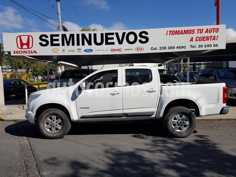 Chevrolet Colorado 3.5L 4x4 Cabina Doble Paq B usado (2015) color Blanco precio $289,000