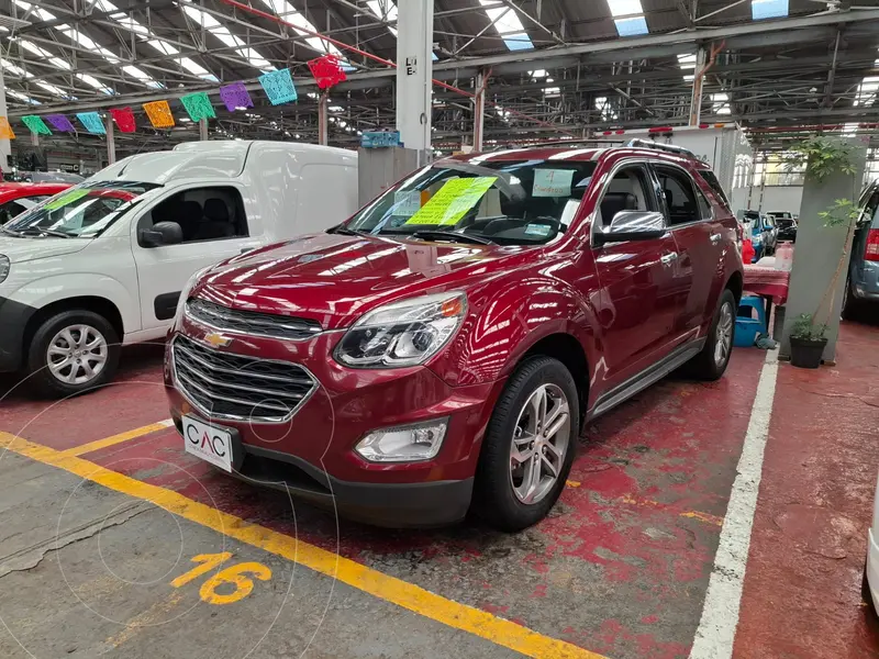 Foto Chevrolet Equinox LTZ usado (2016) color Rojo Cerezo financiado en mensualidades(enganche $61,800 mensualidades desde $5,400)
