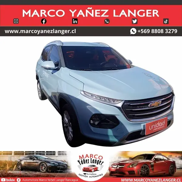 Foto Chevrolet Groove 1.5L LT usado (2021) color Celeste precio $9.890.000