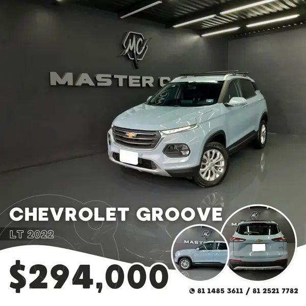 Foto Chevrolet Groove LT Aut usado (2022) color Azul Claro precio $294,000