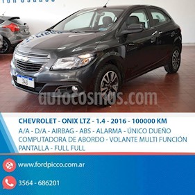 Foto venta Auto usado Chevrolet Onix LTZ (2016) color Gris Oscuro precio $455.000