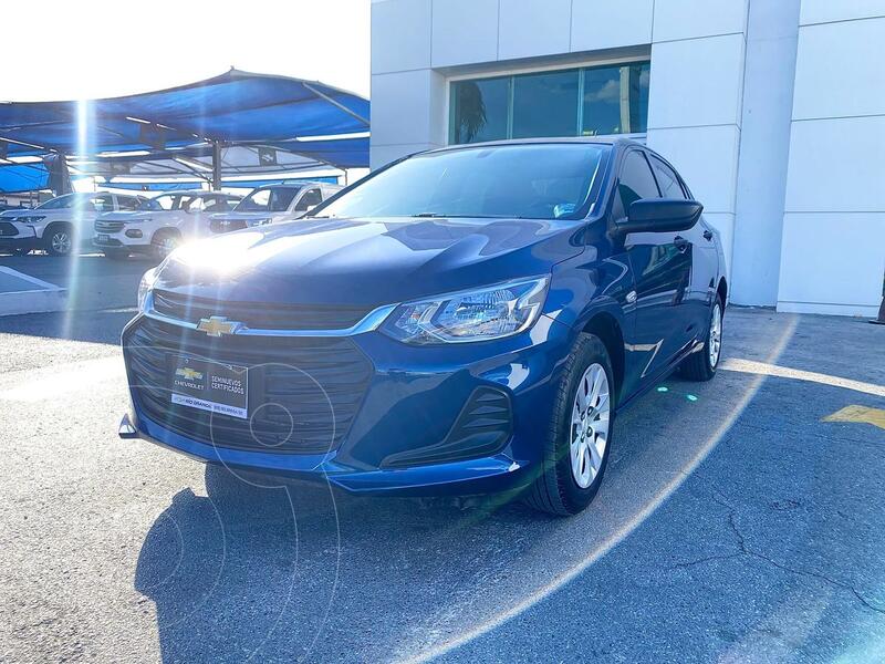 Foto Chevrolet Onix LS Aut usado (2021) color Azul financiado en mensualidades(enganche $60,000 mensualidades desde $7,690)