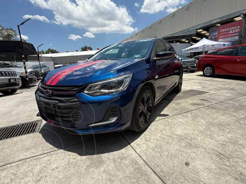 Foto Chevrolet Onix Premier Red Line Aut usado (2023) color Azul financiado en mensualidades(enganche $85,000 mensualidades desde $6,000)