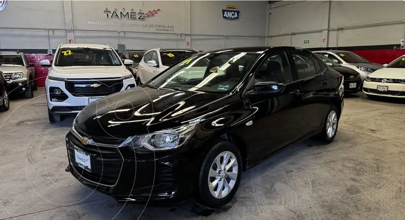 Foto Chevrolet Onix LT Aut usado (2021) color Negro financiado en mensualidades(enganche $49,500 mensualidades desde $5,302)