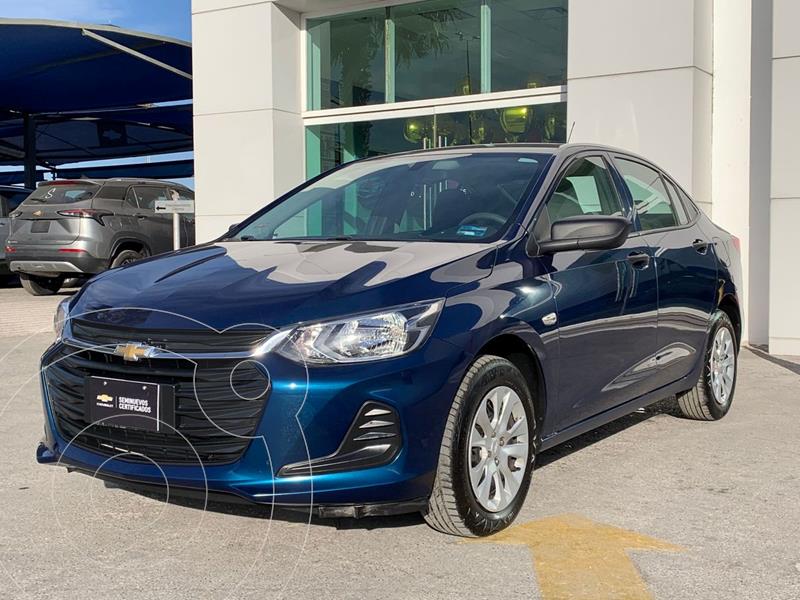 Foto Chevrolet Onix LS Aut usado (2021) color Azul financiado en mensualidades(enganche $38,690 mensualidades desde $7,799)