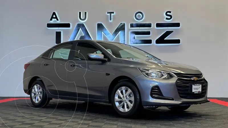 Foto Chevrolet Onix LT usado (2021) color Gris financiado en mensualidades(enganche $45,980 mensualidades desde $4,925)