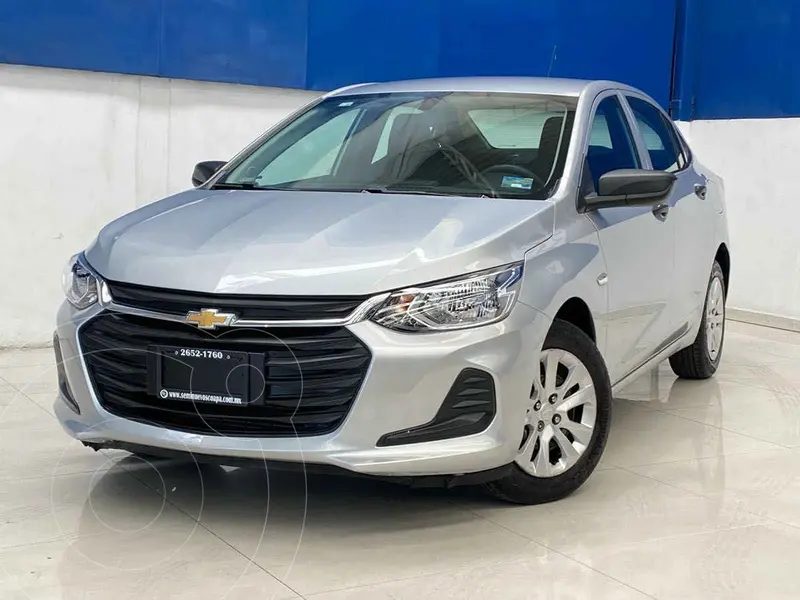 Foto Chevrolet Onix LS Aut usado (2021) color Plata financiado en mensualidades(enganche $62,000 mensualidades desde $4,456)