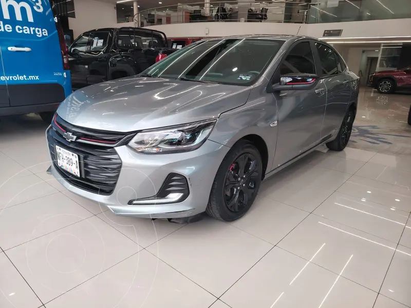 Foto Chevrolet Onix Premier Red Line Aut usado (2024) color Gris Oscuro financiado en mensualidades(enganche $71,879 mensualidades desde $7,248)