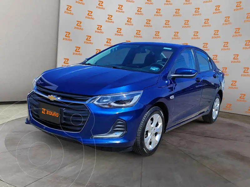 Foto Chevrolet Onix LT usado (2023) color Azul financiado en mensualidades(enganche $62,920 mensualidades desde $4,813)