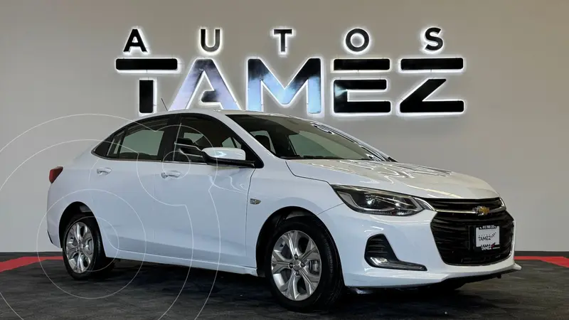 Foto Chevrolet Onix Premier Aut usado (2021) color Blanco financiado en mensualidades(enganche $50,380 mensualidades desde $5,396)