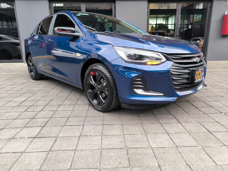 Foto Chevrolet Onix Premier Red Line Aut usado (2023) color Azul Oscuro financiado en mensualidades(enganche $80,388 mensualidades desde $6,147)