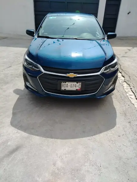 Foto Chevrolet Onix Premier Aut usado (2021) color Azul financiado en mensualidades(enganche $67,177 mensualidades desde $7,324)
