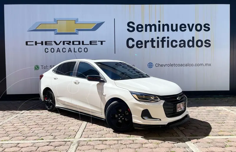 Foto Chevrolet Onix Premier Red Line Aut usado (2024) color Blanco financiado en mensualidades(enganche $108,498 mensualidades desde $7,229)