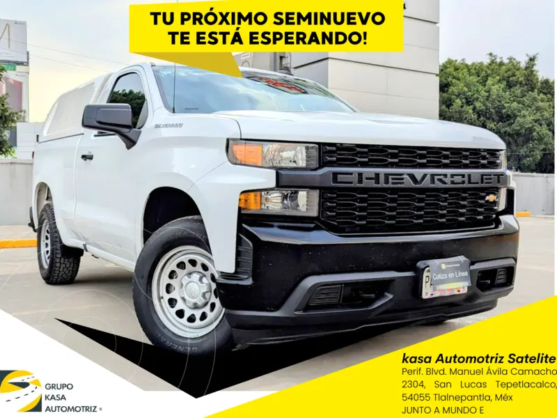 Foto Chevrolet Silverado Cabina Regular 4X2 usado (2020) color Blanco financiado en mensualidades(enganche $175,560 mensualidades desde $7,542)