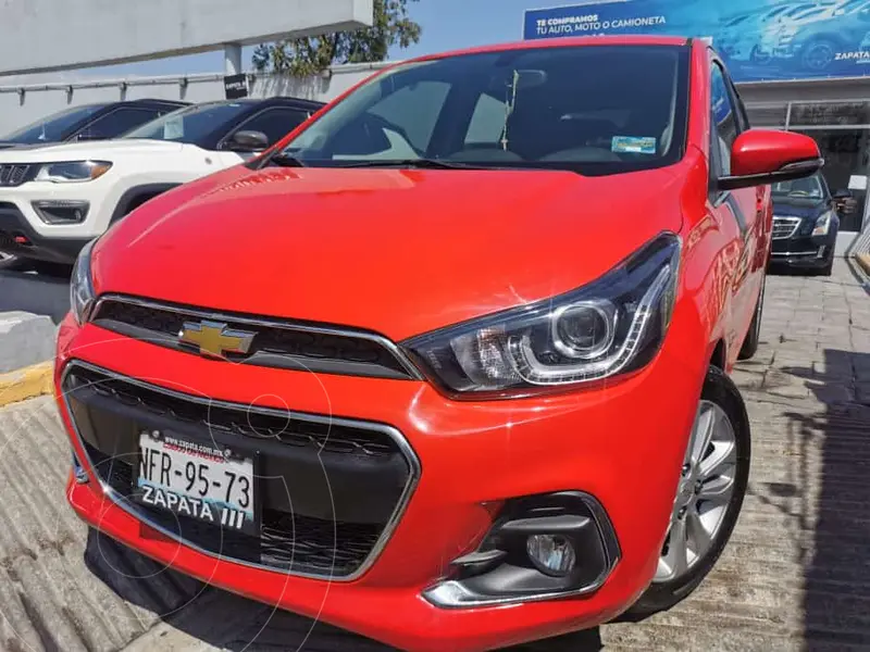 Foto Chevrolet Spark LTZ CVT usado (2018) color Rojo Flama financiado en mensualidades(enganche $55,000 mensualidades desde $7,000)