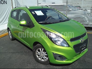 Chevrolet Spark Paq C usado (2014) color Verde Lima precio $95,000