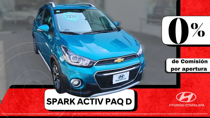 Foto Chevrolet Spark Active usado (2020) color Azul precio $187,000