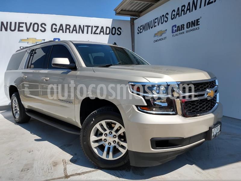 Chevrolet Suburban LT Piel Banca usado (2017) color Champagne precio $609,999