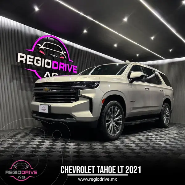 Foto Chevrolet Tahoe LT Piel Banca usado (2021) color Champagne financiado en mensualidades(enganche $199,980 mensualidades desde $21,127)