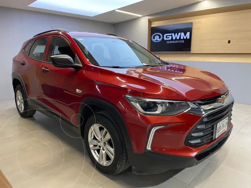 Foto Chevrolet Tracker LS usado (2021) color Rojo financiado en mensualidades(enganche $107,844 mensualidades desde $4,537)