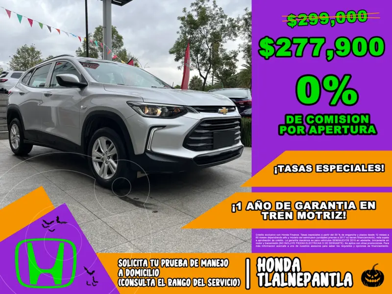 Foto Chevrolet Tracker LS Aut usado (2023) color plateado financiado en mensualidades(enganche $116,162 mensualidades desde $4,887)