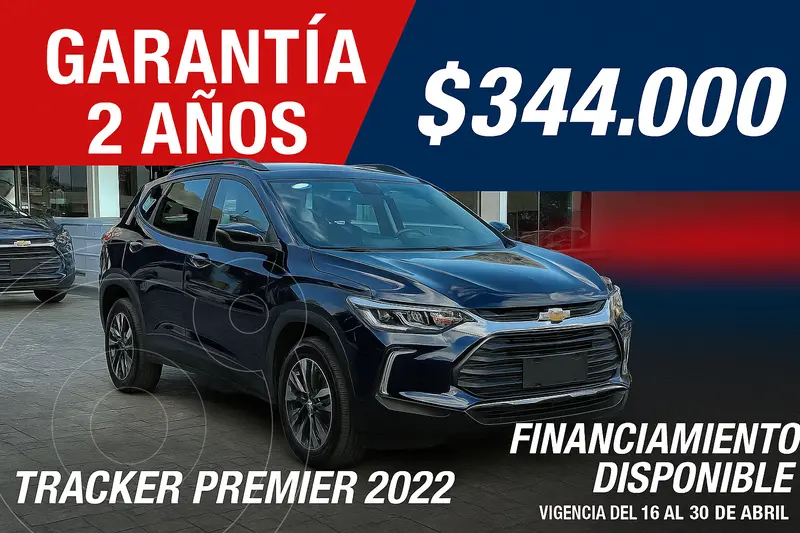 Foto Chevrolet Tracker Premier Aut usado (2022) color Azul precio $344,000