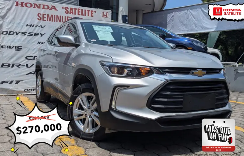 Foto Chevrolet Tracker LS Aut usado (2023) color plateado financiado en mensualidades(enganche $119,600 mensualidades desde $5,259)