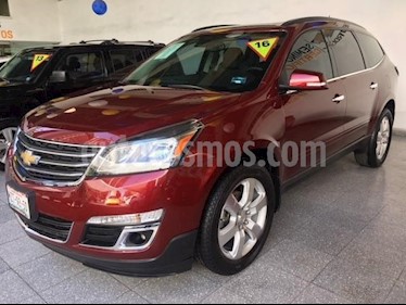 Foto venta Auto usado Chevrolet Traverse LT Piel (2016) color Rojo precio $415,000