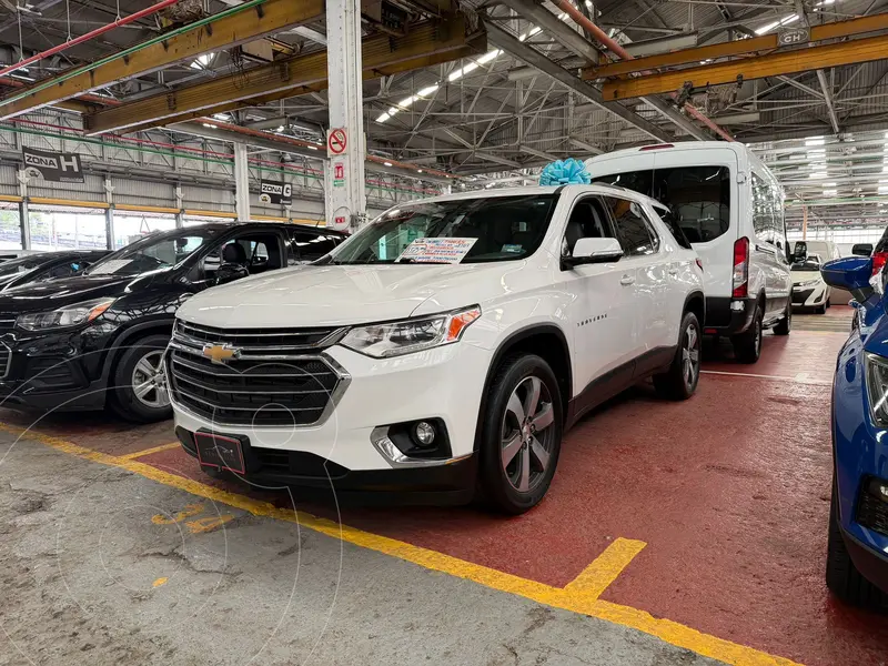 Foto Chevrolet Traverse LT Piel usado (2018) color Blanco Diamante financiado en mensualidades(enganche $94,800 mensualidades desde $8,500)