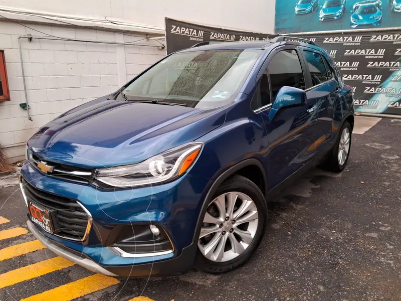 Foto Chevrolet Trax Premier Aut usado (2019) color Azul financiado en mensualidades(enganche $81,250 mensualidades desde $5,891)