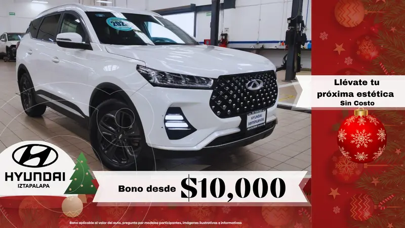 Foto Chirey Tiggo 7 Pro Max 1.5T Comfort usado (2023) color Blanco financiado en mensualidades(enganche $116,998 mensualidades desde $4,923)