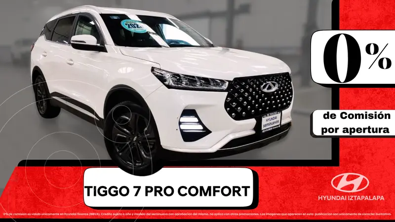 Foto Chirey Tiggo 7 Pro Comfort usado (2023) color Blanco precio $299,000