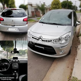 Citroen C3 Exclusive Pack My Way usado (2016) color Gris Grafito precio $380.000