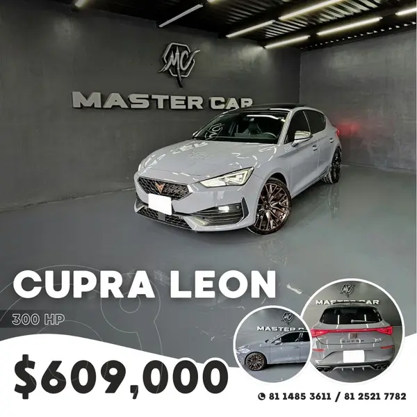Foto CUPRA Leon 300 HP usado (2023) color Gris precio $609,000