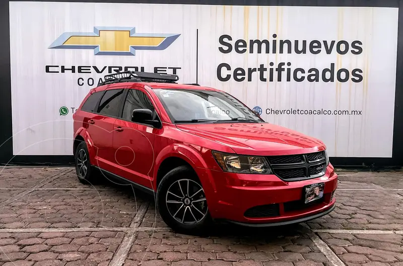 Foto Dodge Journey SE 7 Pasajeros 2.4L usado (2018) color Rojo precio $246,000