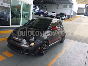 Fiat 500 Abarth Convertible Aut usado (2015) color Gris precio $220,000