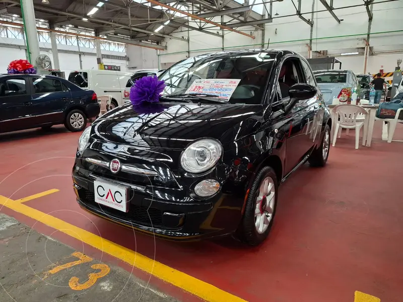 Foto Fiat 500 Easy usado (2016) color Negro financiado en mensualidades(enganche $46,050 mensualidades desde $4,150)