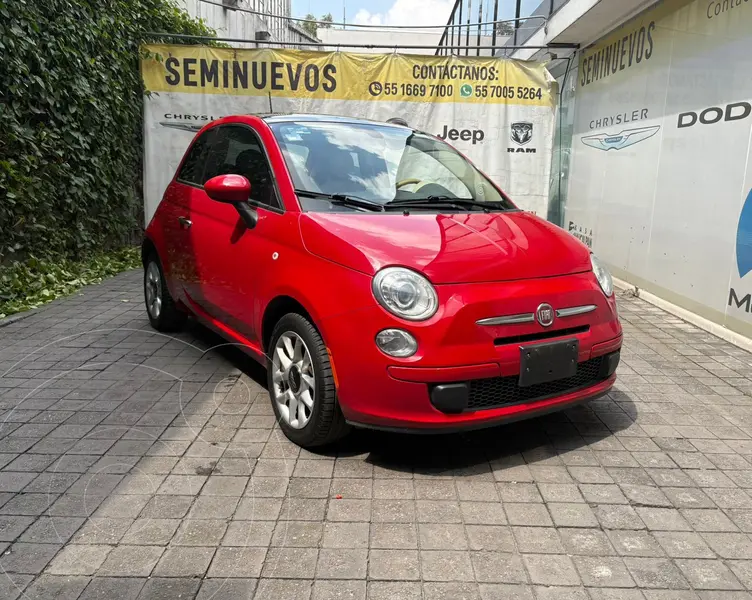 Foto Fiat 500 Easy Aut usado (2016) color Rojo precio $196,000