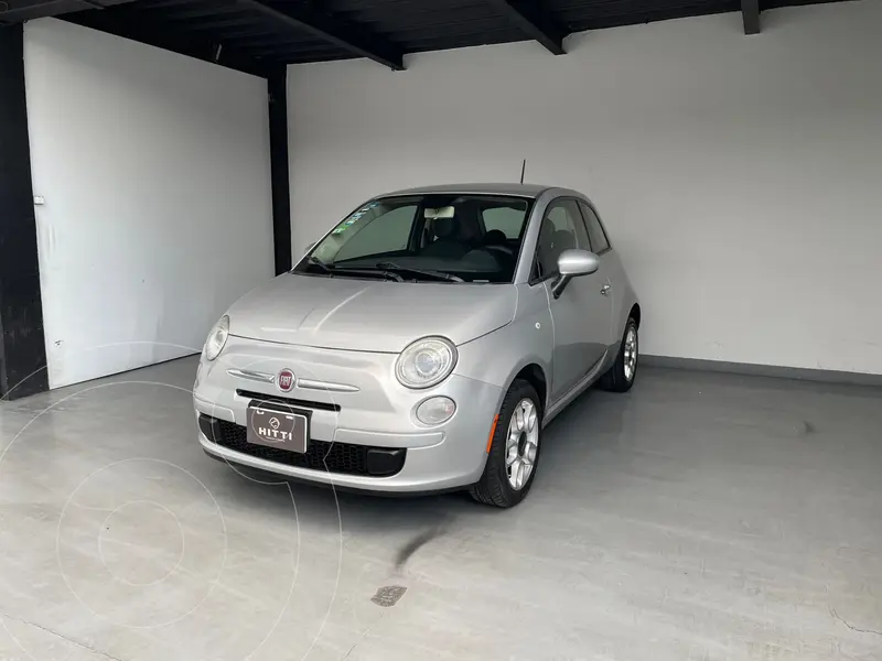 Foto Fiat 500 Pop Aut usado (2013) color plateado precio $169,000