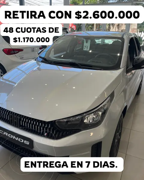 Foto FIAT Cronos 1.3L Drive Pack Plus nuevo color A eleccion financiado en cuotas(anticipo $2.600.000 cuotas desde $1.170.000)