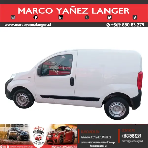 Foto FIAT Fiorino City 1.3L Diesel usado (2018) color Blanco precio $6.790.000